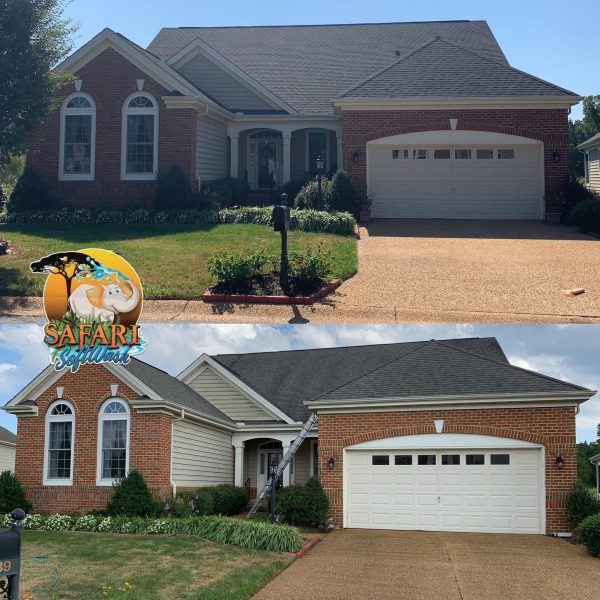 House Washing property cleaning project in Williamsburg, VA